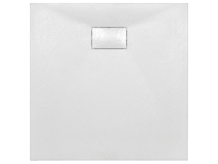 vidaXL Brodzik prysznicowy, SMC, biały, 80 x 80 cm Wymiary 80x80 cm Kamień Kategoria Brodziki