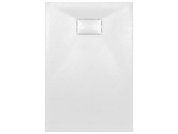 vidaXL Brodzik prysznicowy, SMC, biały, 120 x 70 cm Kamień Wymiary 70x120 cm Kategoria Brodziki