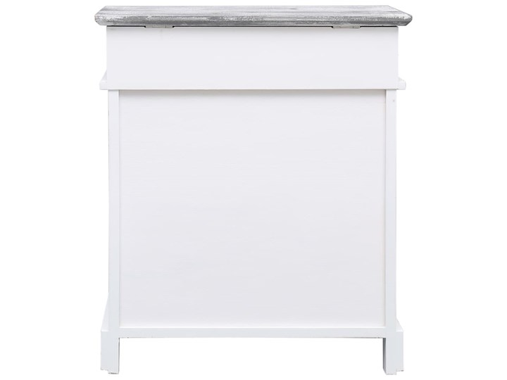 vidaXL Szafka na buty, szara, 50 x 28 x 58 cm, drewno paulownia Pomieszczenie Salon Pomieszczenie Sypialnia