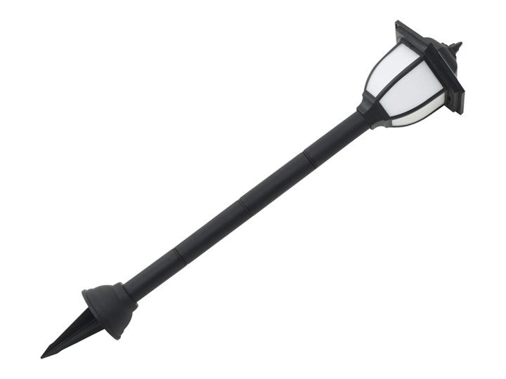 vidaXL Lampy solarne do ogrodu, 6 szt., LED, czarne Lampa LED Kolor Czarny Lampa solarna Kategoria Lampy ogrodowe