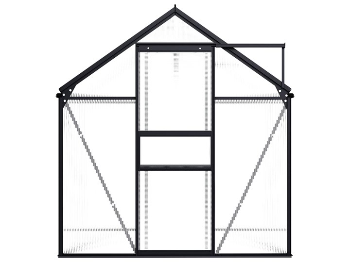 vidaXL Szklarnia, antracytowa, aluminium, 3,61 m² Szklarnia ogrodowa Kategoria