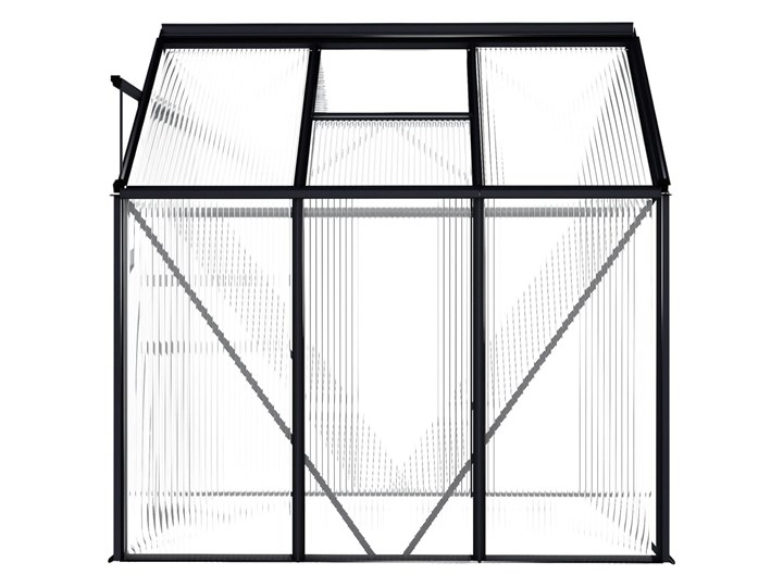 vidaXL Szklarnia, antracytowa, aluminium, 3,61 m² Szklarnia ogrodowa Kategoria