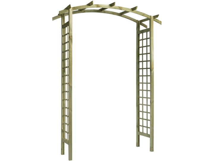 Sobex Pergola ogrodowa Frezja z łukiem 128 x 200 x 40 cm Drewno Kategoria Pergole