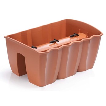 Skrzynka na barierkę Crown DCRO400 terrakota 12 l