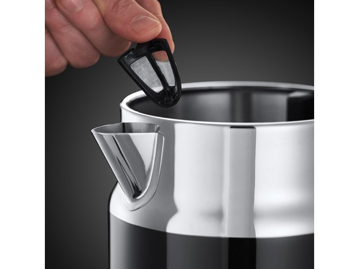 Russell Hobbs 21671-70 Retro Classic Noir Moc grzałki 240 W Stal Pojemność 1,7 l