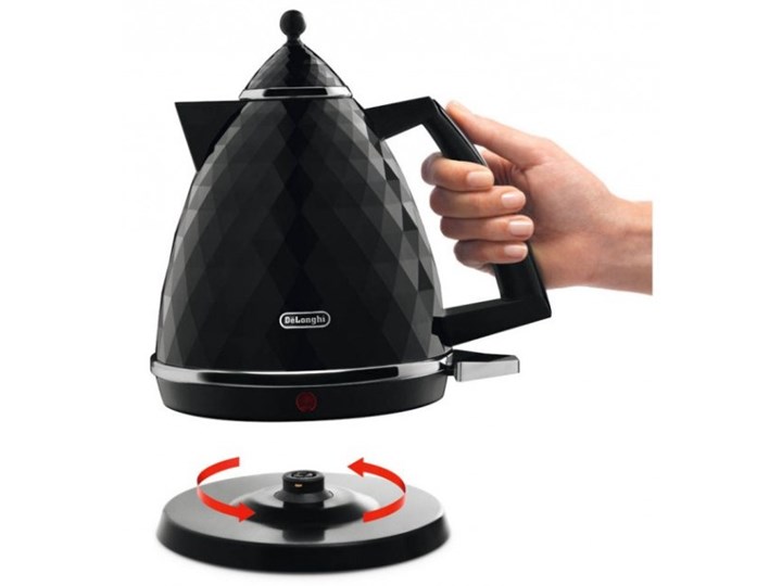 De'Longhi KBJ 2001.BK Brillante Tworzywo sztuczne Kamień Pojemność 1,7 l