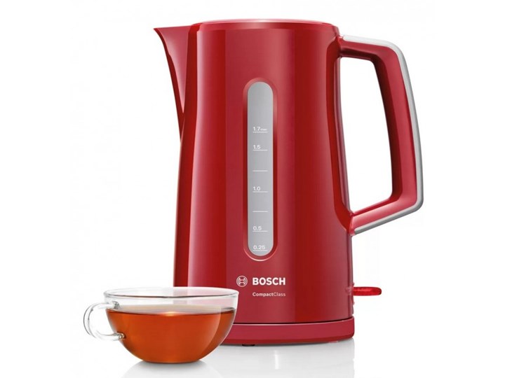 Bosch TWK3A014 Kamień Tworzywo sztuczne Moc grzałki 2400 W Pojemność 1,7 l