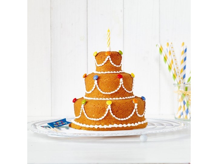 Birkmann Happy Birthday 3d Kategoria Formy i foremki Blacha Do ciasta Kolor Szary