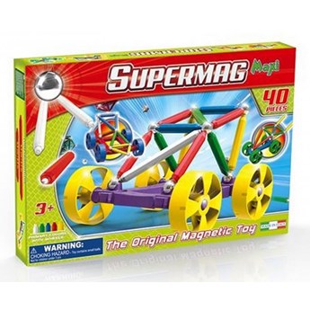 Magnetyczne Supermag Maxi Wheels 40 el.