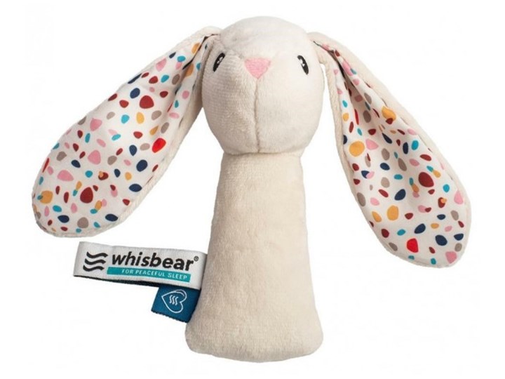 Grzechotka Whisbear Grzechotka Króliczek biały
