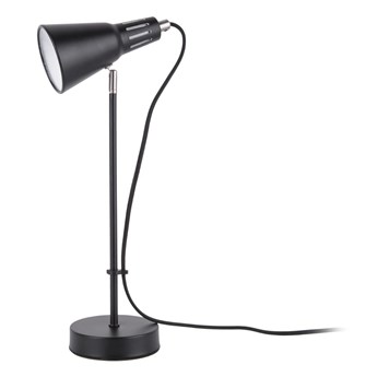 Czarna lampa stołowa Leitmotiv Mini Cone, ø 16 cm