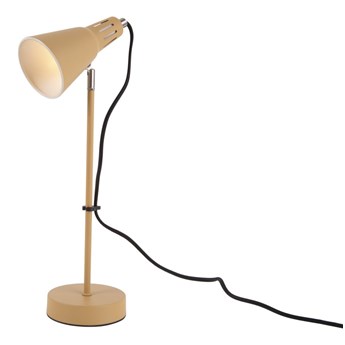 Musztardowożółta lampa stołowa Leitmotiv Mini Cone, ø 16 cm
