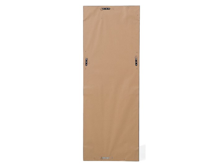 Lustro ścienne wiszące złote 51 x 141 cm ozdobne salon sypialnia Prostokątne Lustro z ramą Kolor Złoty