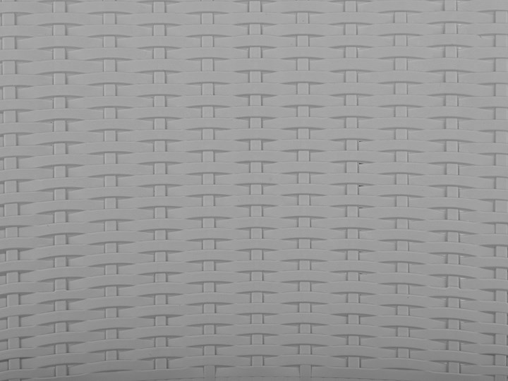 Zestaw 2 krzeseł ogrodowych jasnoszary tworzywo sztuczne sztaplowane na taras do ogrodu Krzesła tradycyjne Styl Minimalistyczny