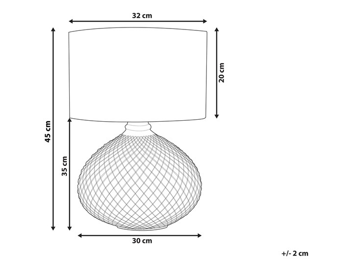 Lampa stołowa srebrna biała 55 cm szklana podstawa wysoki połysk glamour Kategoria Lampy stołowe Lampa nocna Kolor Srebrny
