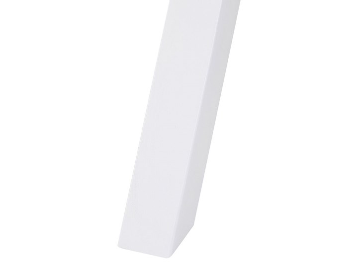 Biurko białe z jasnym blatem MDF 103 x 50 cm z szufladami małe skandynawski Płyta MDF Sosna Drewno Pomieszczenie Biuro