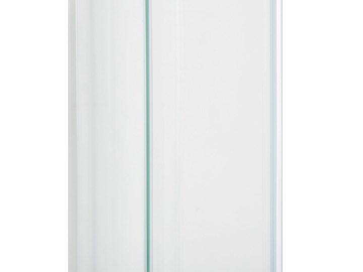 Kabina prysznicowa srebrna szkło hartowane aluminum podwójne drzwi półokrągłe 90x90x185cm nowoczesny design Narożna Kategoria Kabiny prysznicowe