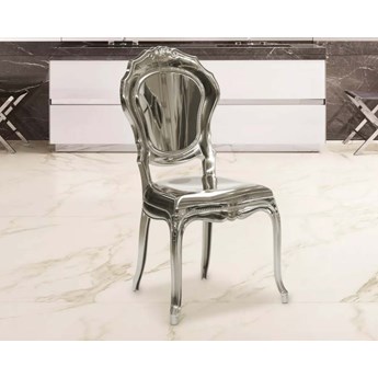 Belle Epoque krzesło kolor srebrny