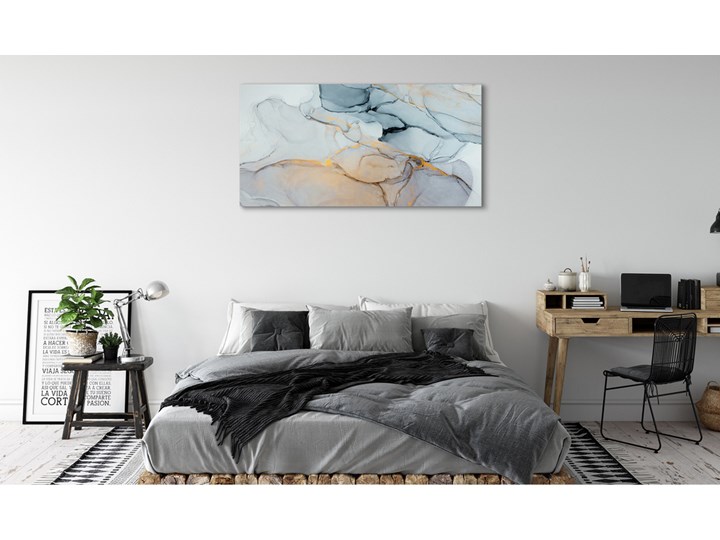 Obrazy na płótnie Kamień abstrakcja plamy Wymiary 70x140 cm