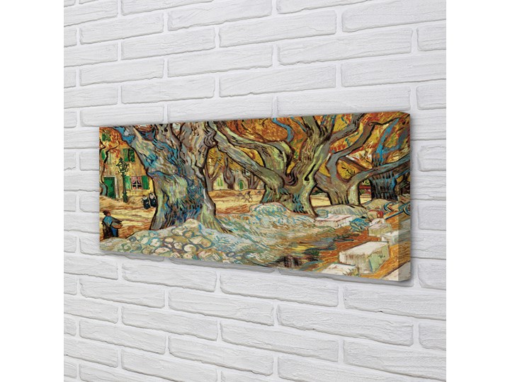 Obrazy na płótnie Sztuka abstrakcyjny miejski rynek Wymiary 50x125 cm Pomieszczenie Salon