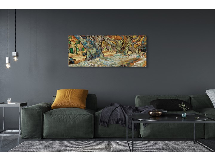 Obrazy na płótnie Sztuka abstrakcyjny miejski rynek Wykonanie Wydruk cyfrowy Wymiary 70x140 cm