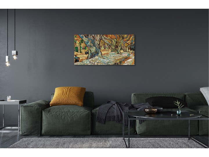 Obrazy na płótnie Sztuka abstrakcyjny miejski rynek Wymiary 50x125 cm