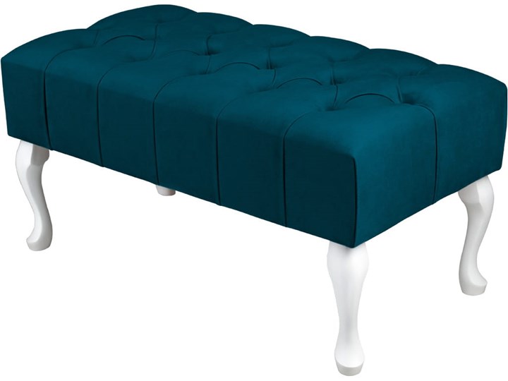 Ławka pikowana Exclusive Sea Green Kategoria Ławki do salonu