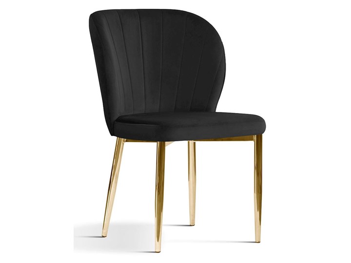 Krzesło tapicerowane Kukka velvet / złote nóżki Wysokość 88 cm Krzesło inspirowane Metal Głębokość 57 cm Szerokość 53 cm Tworzywo sztuczne Tkanina Styl Glamour