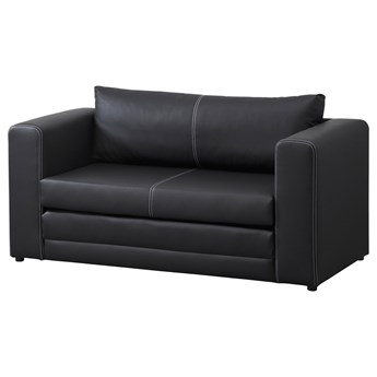IKEA ASKEBY Sofa dwuosobowa rozkładana, czarny, Szerokość: 149 cm