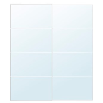 IKEA AULI Drzwi przesuwne, lustro, 200x236 cm