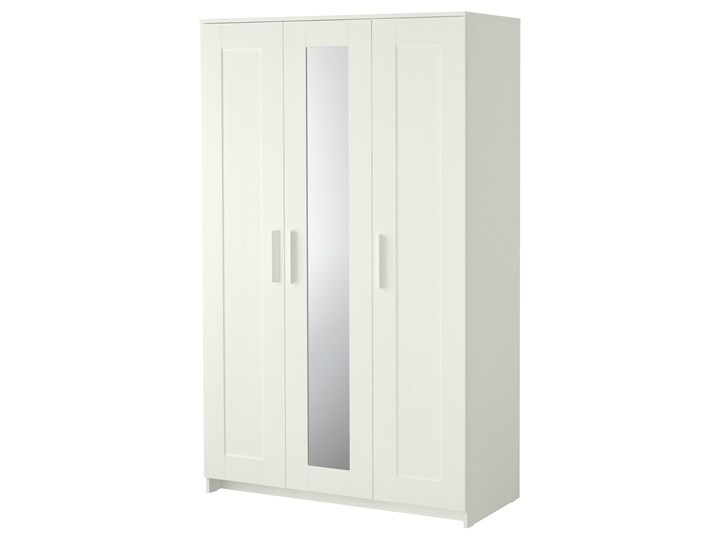 IKEA BRIMNES Szafa/3 drzwi, biały, 117x190 cm
