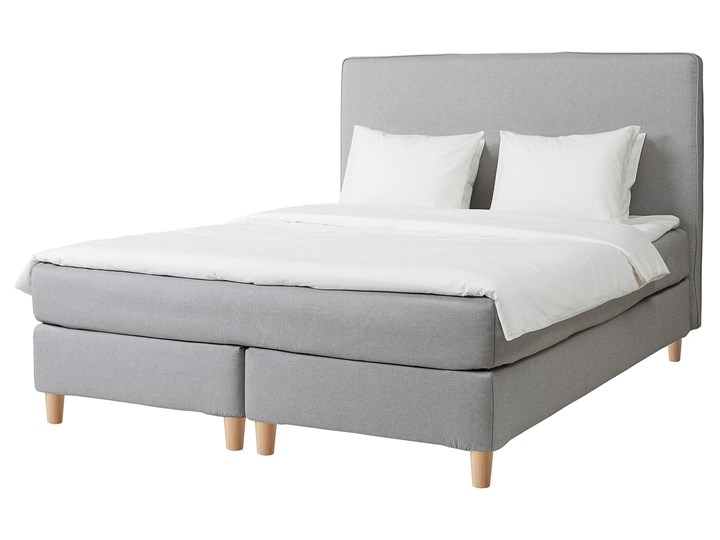 IKEA DUNVIK Łóżko kontynentalne, 160x200 cm Styl Klasyczny