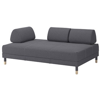 IKEA FLOTTEBO Sofa rozkładana, Gunnared średnioszary, 120 cm
