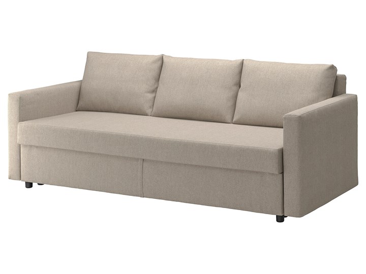 IKEA FRIHETEN Rozkładana sofa 3-osobowa, Hyllie beżowy, Szerokość: 225 cm Głębokość 105 cm Amerykanka Kategoria Sofy i kanapy