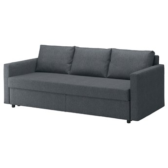 IKEA FRIHETEN Rozkładana sofa 3-osobowa, Hyllie ciemnoszary, Szerokość: 225 cm