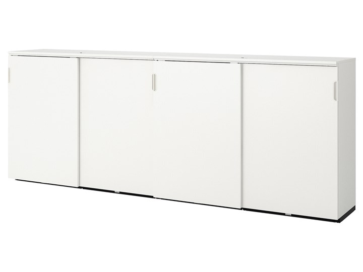 IKEA GALANT Kombinacja z przesuwanymi drzwiami, Biały, 320x120 cm