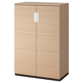 IKEA GALANT Szafka/drzwi, Okleina dębowa bejcowana na biało, 80x120 cm
