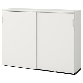 IKEA GALANT Szafka z przesuwanymi drzwiami, Biały, 160x120 cm
