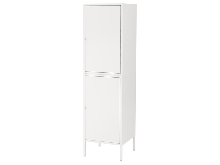 IKEA HÄLLAN Kombinacja z drzwiami, biały, 45x47x167 cm Kategoria Zestawy mebli do sypialni Pomieszczenie Salon