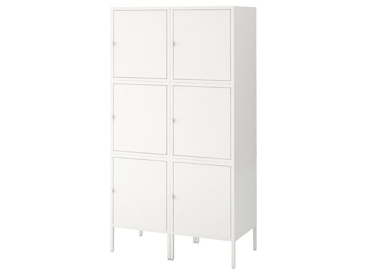 IKEA HÄLLAN Kombinacja z drzwiami, biały, 90x47x167 cm Kategoria Zestawy mebli do sypialni