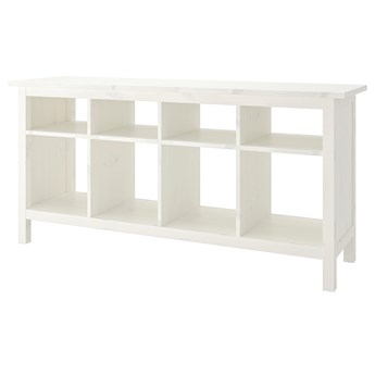IKEA HEMNES Ława, biała bejca, 157x40 cm