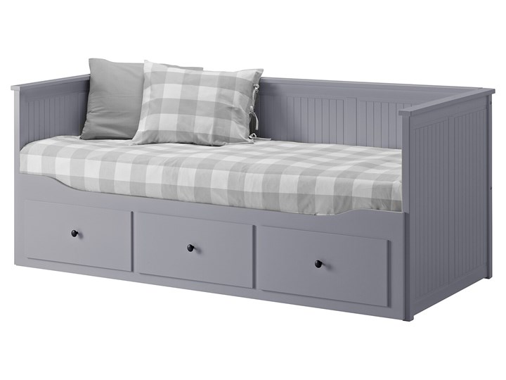 HEMNES Leżanka z 3 szufladami, 2 materace Podwójne Kategoria Łóżka dla dzieci