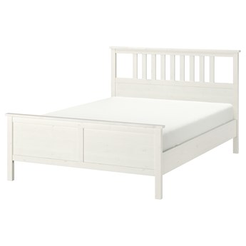 IKEA HEMNES Rama łóżka, Biała bejca, 140x200 cm