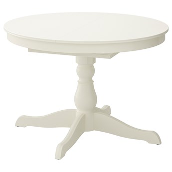 IKEA INGATORP Stół rozkładany, Biały, 110/155 cm