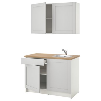 IKEA KNOXHULT Kuchnia, szary, 120x61x220 cm
