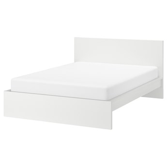 IKEA MALM Rama łóżka, wysoka, Biały, 140x200 cm