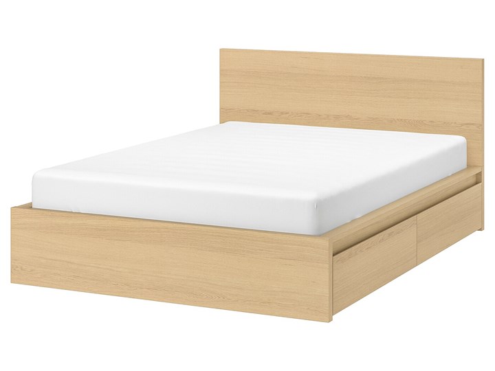 MALM Rama łóżka z 4 pojemnikami Kategoria Łóżka do sypialni