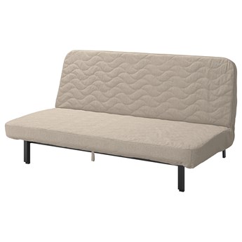 IKEA NYHAMN Rozkładana sofa 3-osobowa, materac ze sprężynami kieszeniowymi/Hyllie beżowy, Szerokość: 200 cm