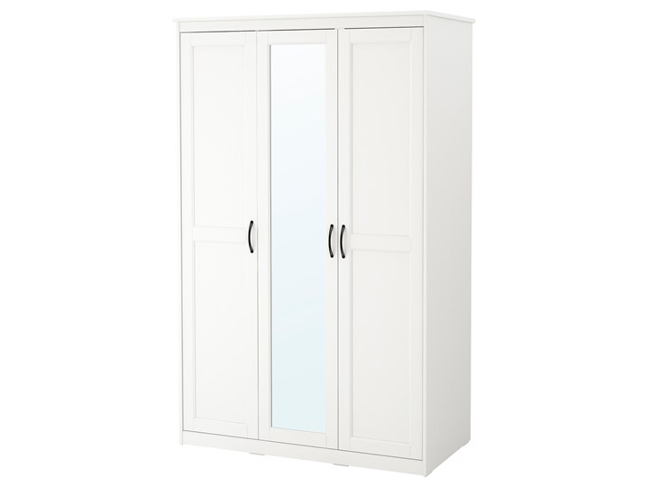IKEA SONGESAND Szafa, biały, 120x60x191 cm Szerokość 120 cm Płyta laminowana Szerokość 60 cm Pomieszczenie Sypialnia Głębokość 60 cm Rodzaj drzwi Uchylne