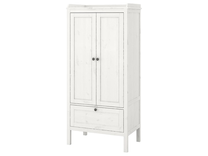 IKEA SUNDVIK Szafa, Biały, 80x50x171 cm Płyta MDF Drewno Pomieszczenie Sypialnia